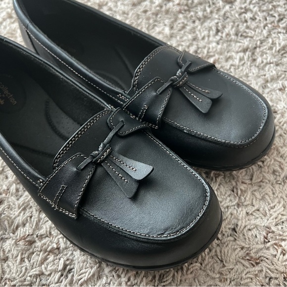 Clark’s Black Women’s Loafers Flats Shoes Size 11 XW  New in Box - Picture 9 of 15